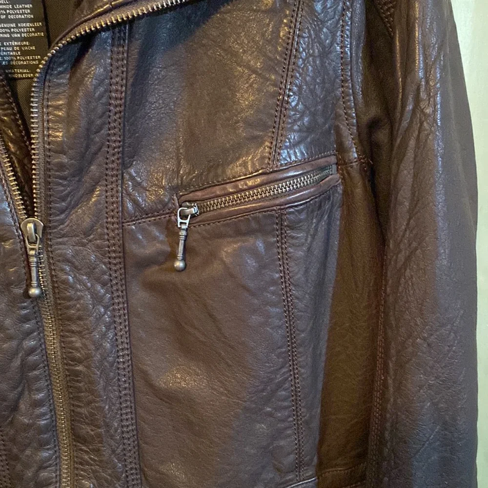 Harley Davidson Motorcycle Women's Black Leather Riding Jacket 2x embroidery